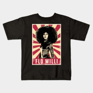 Retro Vintage Flo Milli Kids T-Shirt